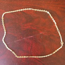 14K Gold Choker REAL