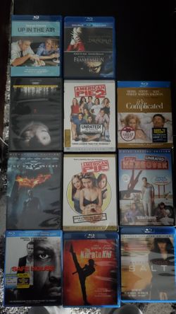 Blurays and Dvds