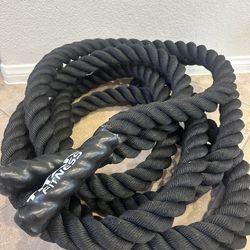 Titan fitness black poly Dacron battle rope