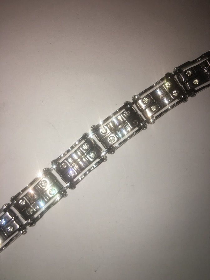 925 silver coated bracelet