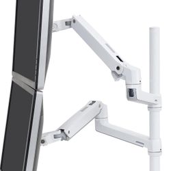Ergotron LX Vertical Stacking Dual Monitor Arm VESA Desk Mount