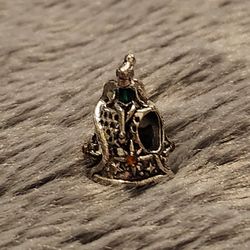 NEW Tinkerbell on Thimble Charm.  From a clean and smoke-free household.  Bundle to save on shipping costs!  Shipping or Pick up Only at 23rd Street i