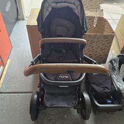 Nuna Demi Grow Black/Nuna/ Pottery Barn car seat & base/Bassinet 