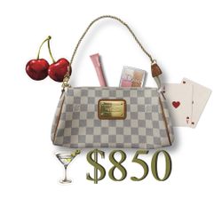 LOUIS VUITTON 🍒  White bone hand bag with golden details✨