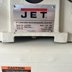 6 Inch Jet Jointer