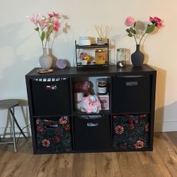 Storage Cube w/ Bins $60