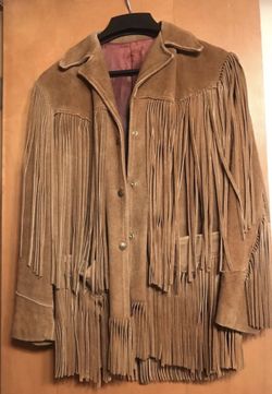 Trego's Westwear Suede Leather Fringe Jacket