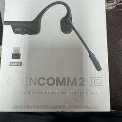 Shokz Oencomm 2 Uc Bone Conduction Stereo Bluetooth Headset