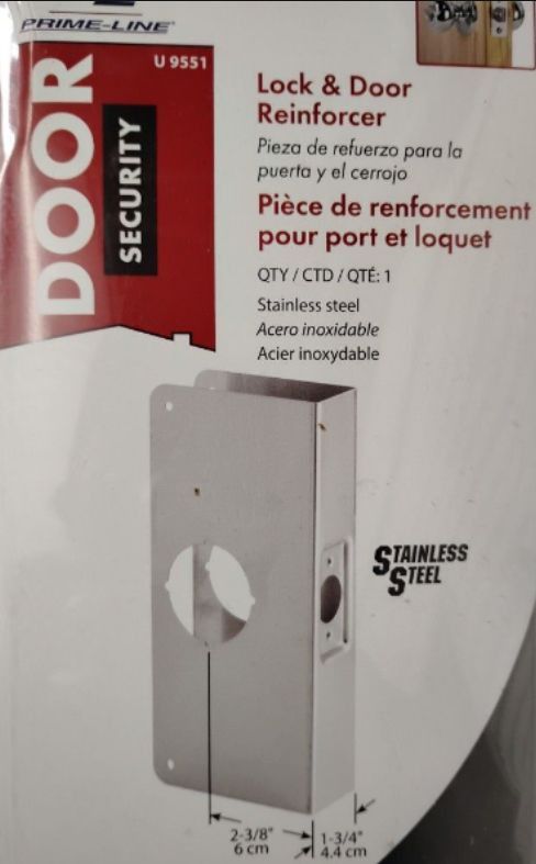 Steel Door Reinforcement, Doorknob, Handle 