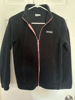 Girl Columbia Black Jacket Large 14/16