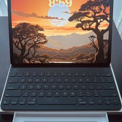 iPad Pro 12.9” 3rd Gen (64GB+4G/LTE) UNLOCKED - iPad Smart Keyboard Folio + Active Stylus Pen 