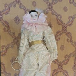 Schmid Pierrot Porcelain Doll