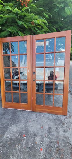 # puerta francesa 72 x79