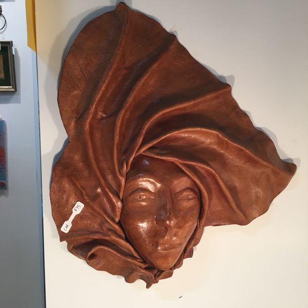 Memorial Day Clean Out Leather Sculpture Mask Wall Hanging For In Atlanta Ga Offerup