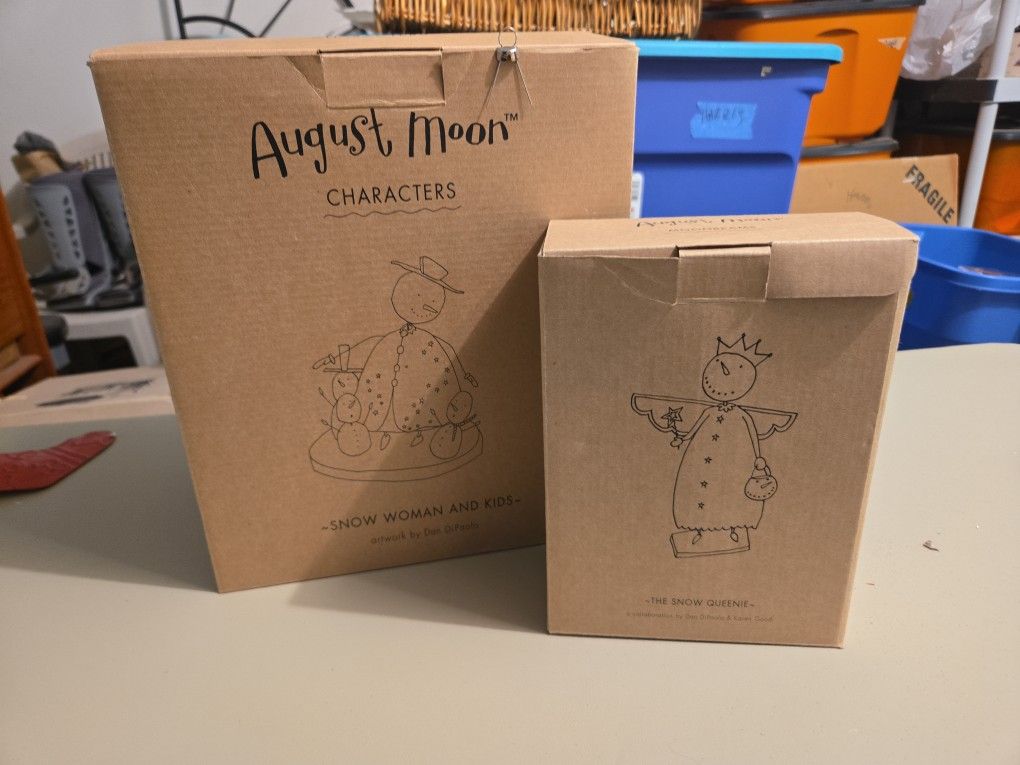 August Moon Snow People NIB 