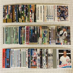 Chicago Cubs 125 Card Baseball Lot!