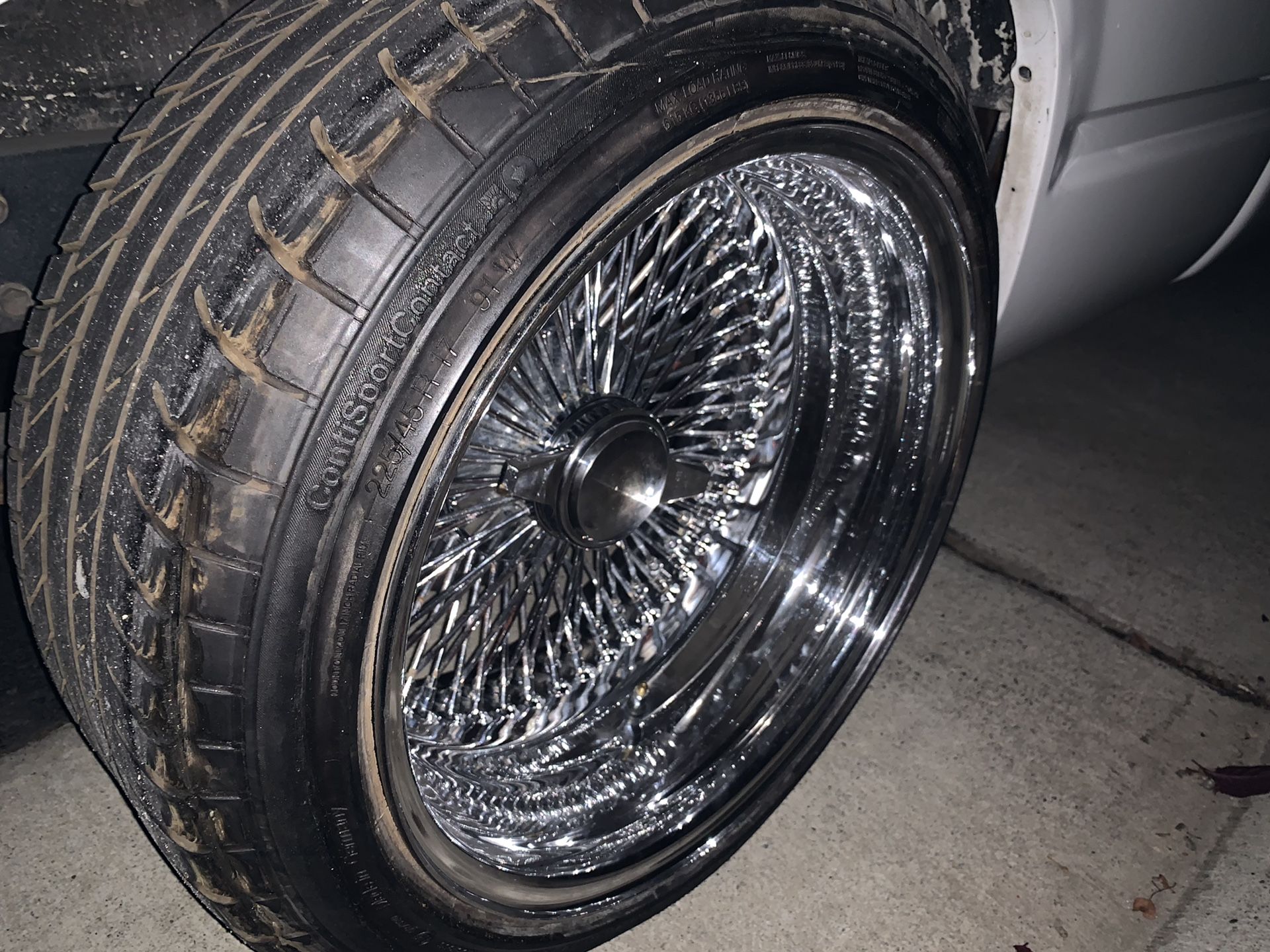 Dayton wire wheels 17x10 and 17 standard
