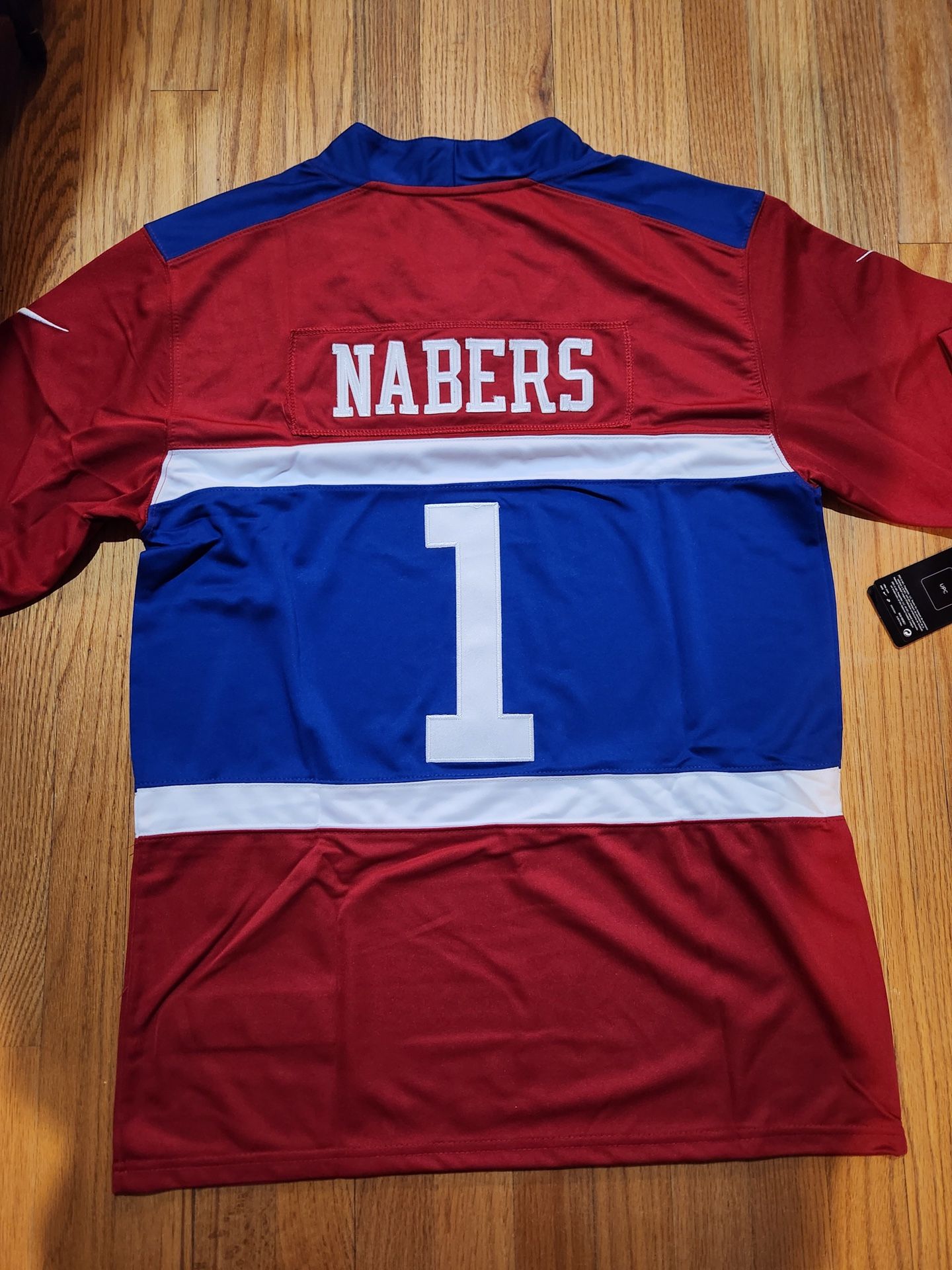 2025NFL New York Giants embroidered ball suit 1# Nabes football suit