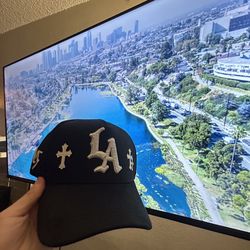 LA Chrome hat