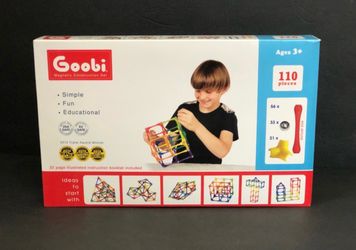NEW Goobi Construction Set - 110 Pcs