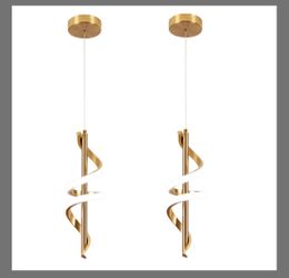 2 gold pendant lights