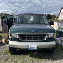 1994 E350 Ford econoline Van with bed