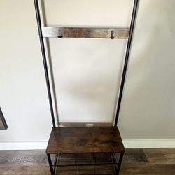 Coat Rack Bench Show Cubby