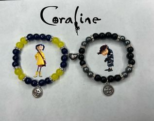 Coraline & Wybie Matching Bracelet 