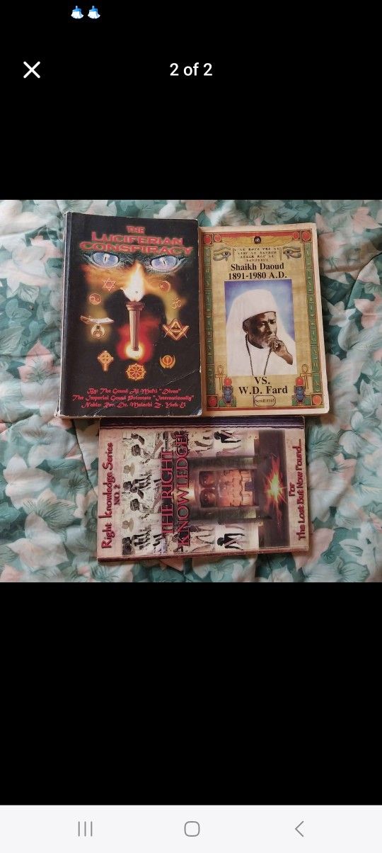 RARE NUWAUBIAN NATION BOOKS FOR SALE 