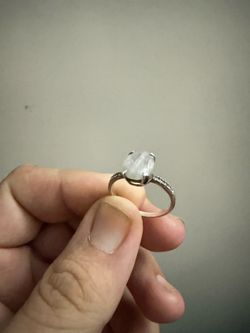 Moonstone Ring with Diamonds — WILL NEGOTIATE PRICE