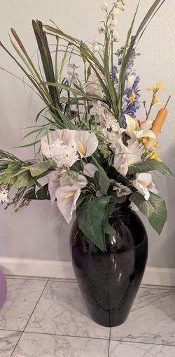 Vase With Decor Flowers