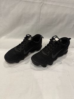 Nike Air VaporMax Flyknit 3 – Triple Black – Youth Size 7Y