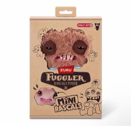 Fuggler Squidge Brown Long Pile Mini Rascals Monster Plush Doll Brand New Sealed