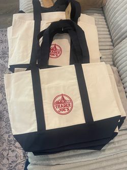 Large Trader Joe’s Canvas Bags