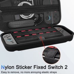 New Travel Carrying Case for Nintendo Switch 2 2025, W/ Screen Protectors