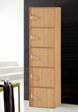 New Beech 5 Door Cabinet Chest