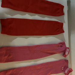 Pink And Red Leg Sleeves