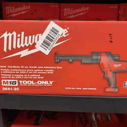 Milwaukee M18 18V Lithium-Ion Cordless 10 oz. Caulk and Adhesive Gun (Tool-Only)