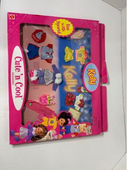 Vintage 1998 Mattel Barbie Kelly "Cute 'n Cool Fashions" - Fun with Sports! Gift Pack