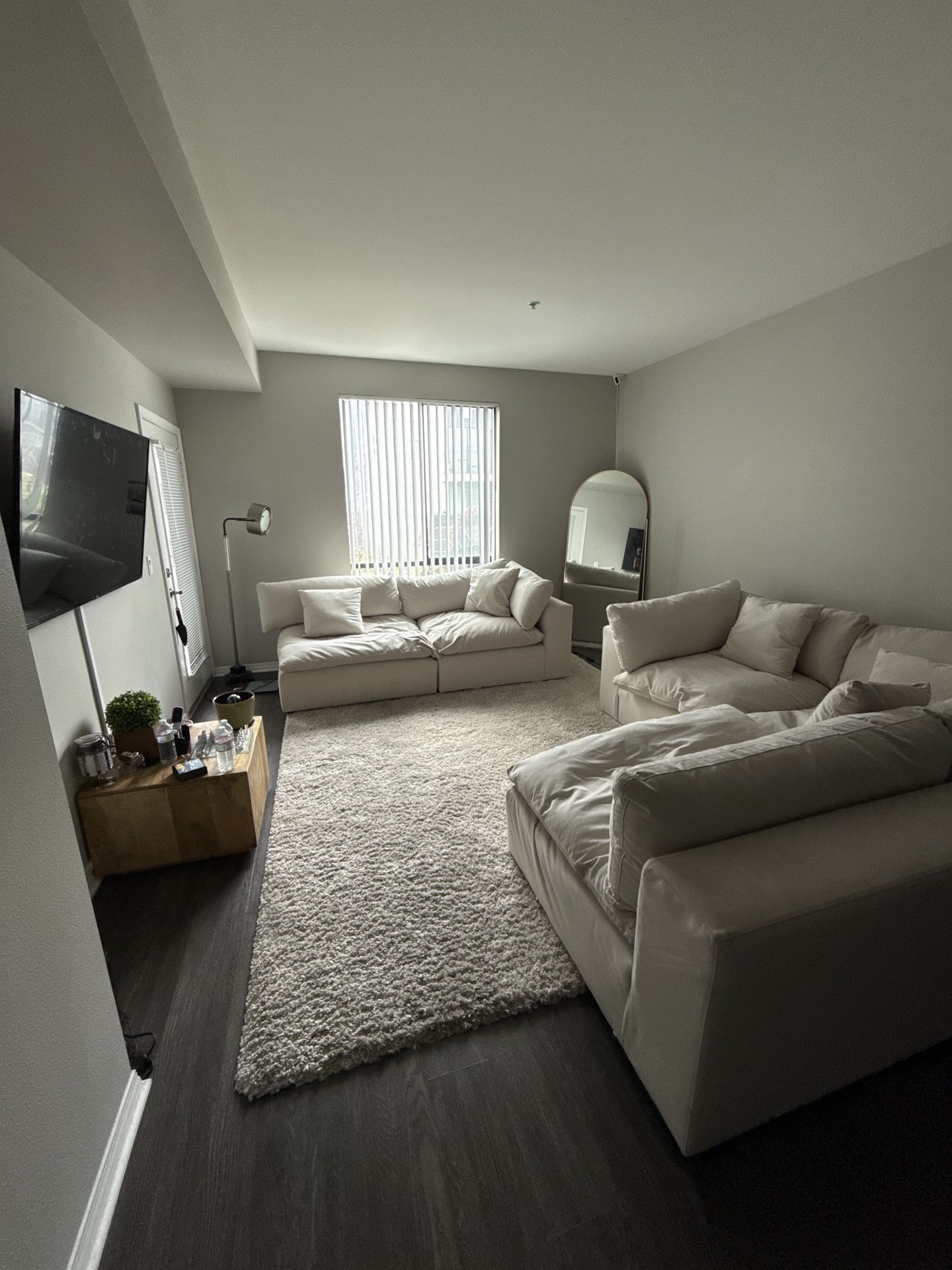 Stain Resistant 5 Piece Cloud Couch