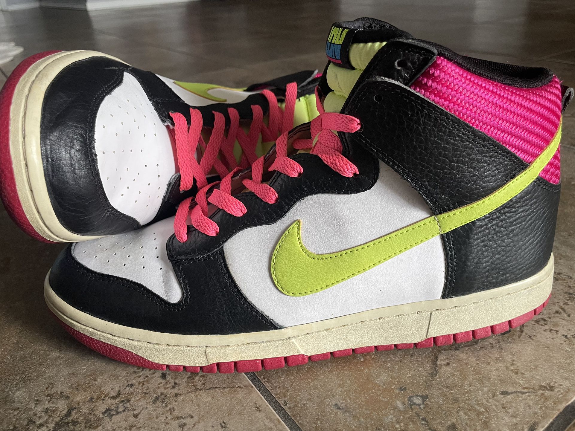 Nike Dunk High London White Volt Fireberry Men’s Shoe Size 12