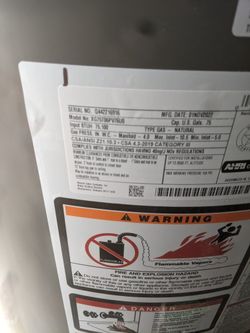 Rheem 75-gallon Power vent Gas Water Heater. Model XG75T06PV76U0 for Sale  in Garland, TX - OfferUp