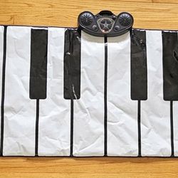 FAO Schwarz Giant Piano Dance Mat Floor Feet Dancing to Play Music! (101" Long)