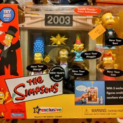 Vintage Simpsons Boxed 2003 New Year Eve Party Environment 