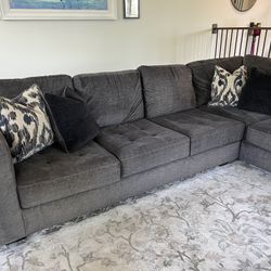 Sectional Couch - Grey. 