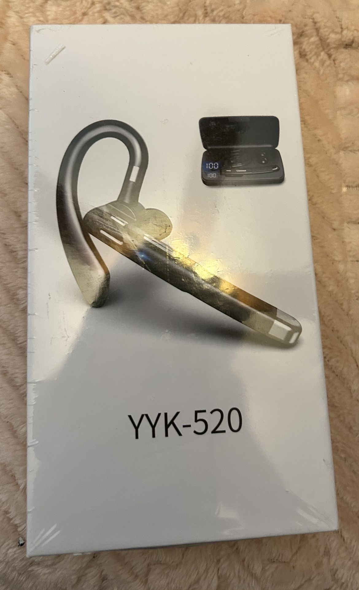 Bluetooth Headset V5.3, Wireless with 600mAh Charging Case, 110H Playtime