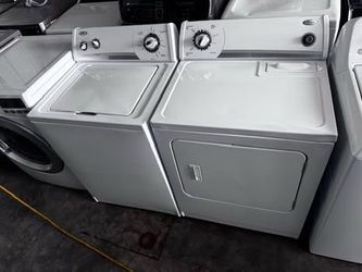 Whirlpool washer and whirlpool dryer heavy duty  working perfectly. With warranty extra for delivery same day delivery and installation available