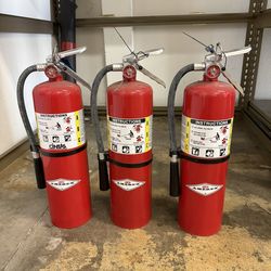Fire Extinguishers X 3 Amerex