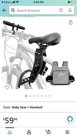 Ultrafashs Child Bike Seat For Mountain Bikes