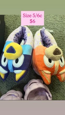 Toddler Bluey Slippers 5/6C